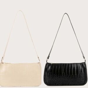 SHEIN | Croc Embossed Shoulder Bags